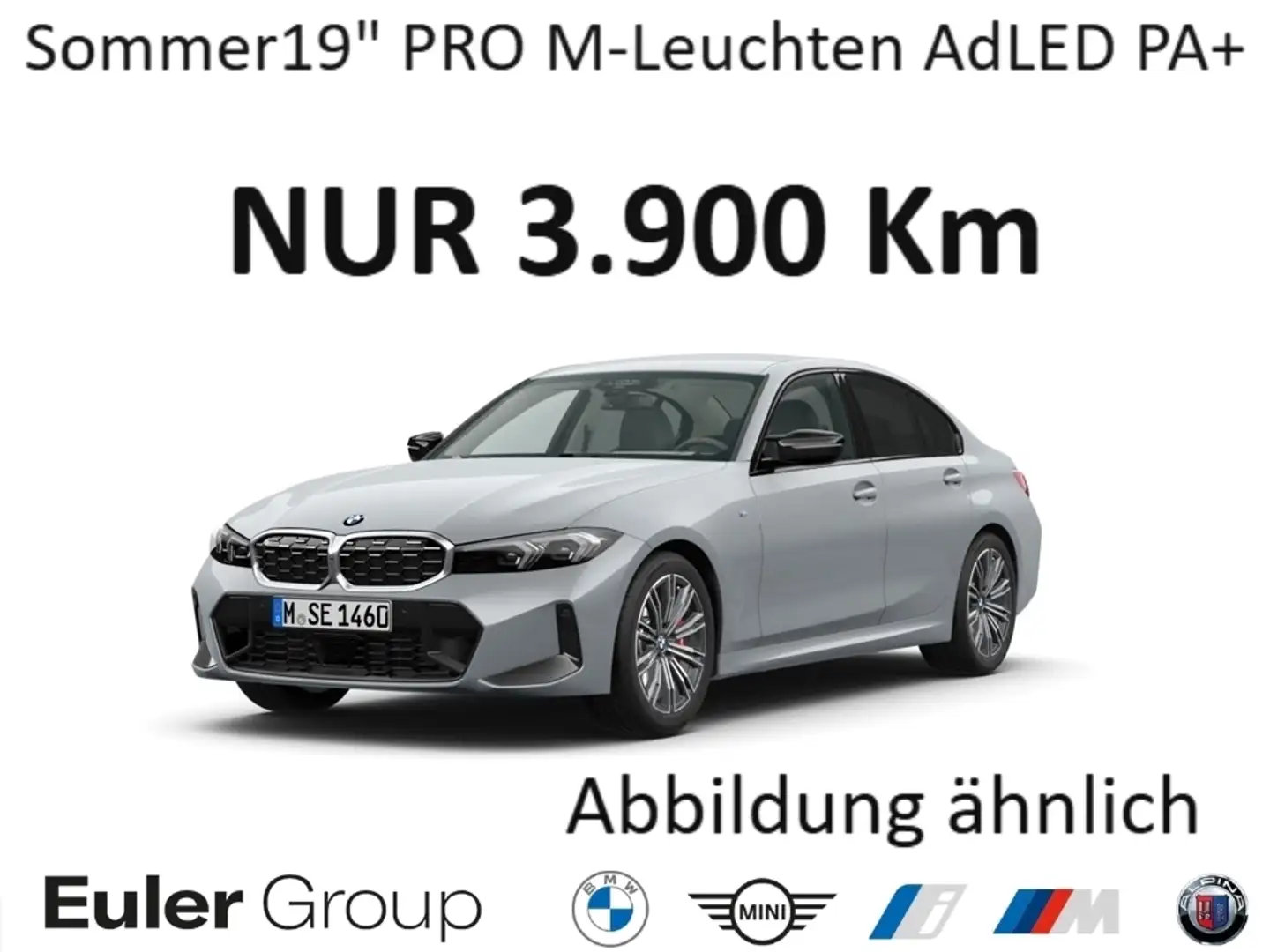 BMW 340 x Sommer19'' PRO M-Leuchten AdLED PA+ AG+Hifi Memo Grau - 1