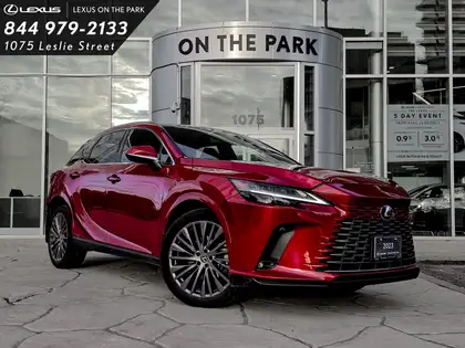 Red 2023 Lexus RX Hybrid 350h Premium AWD SUV / Crossover All-Wheel Drive Continuously Variable Transmission