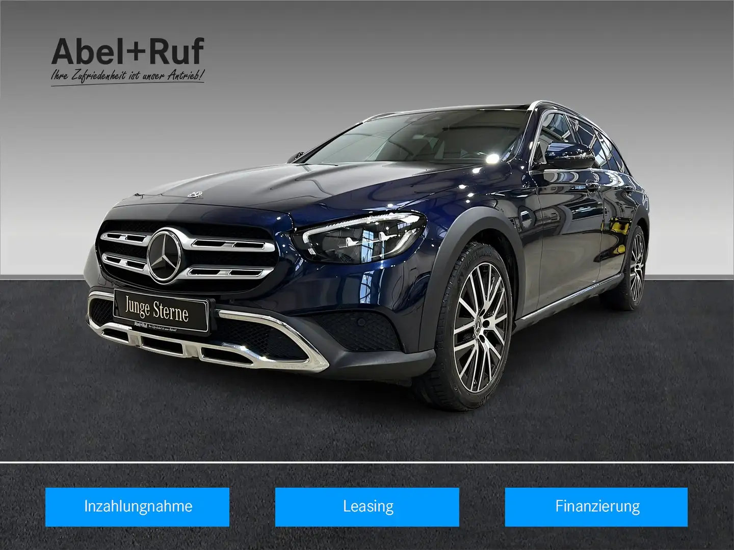 Mercedes-Benz E 400 d 4M T All-Terrain AVANTGARDE+DIST+Burm+AHK Blau - 1