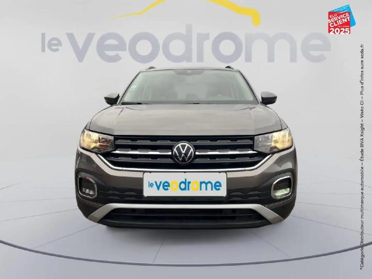 Volkswagen T-Cross 1.0 TSI 110ch Active DSG7 Gris - 2