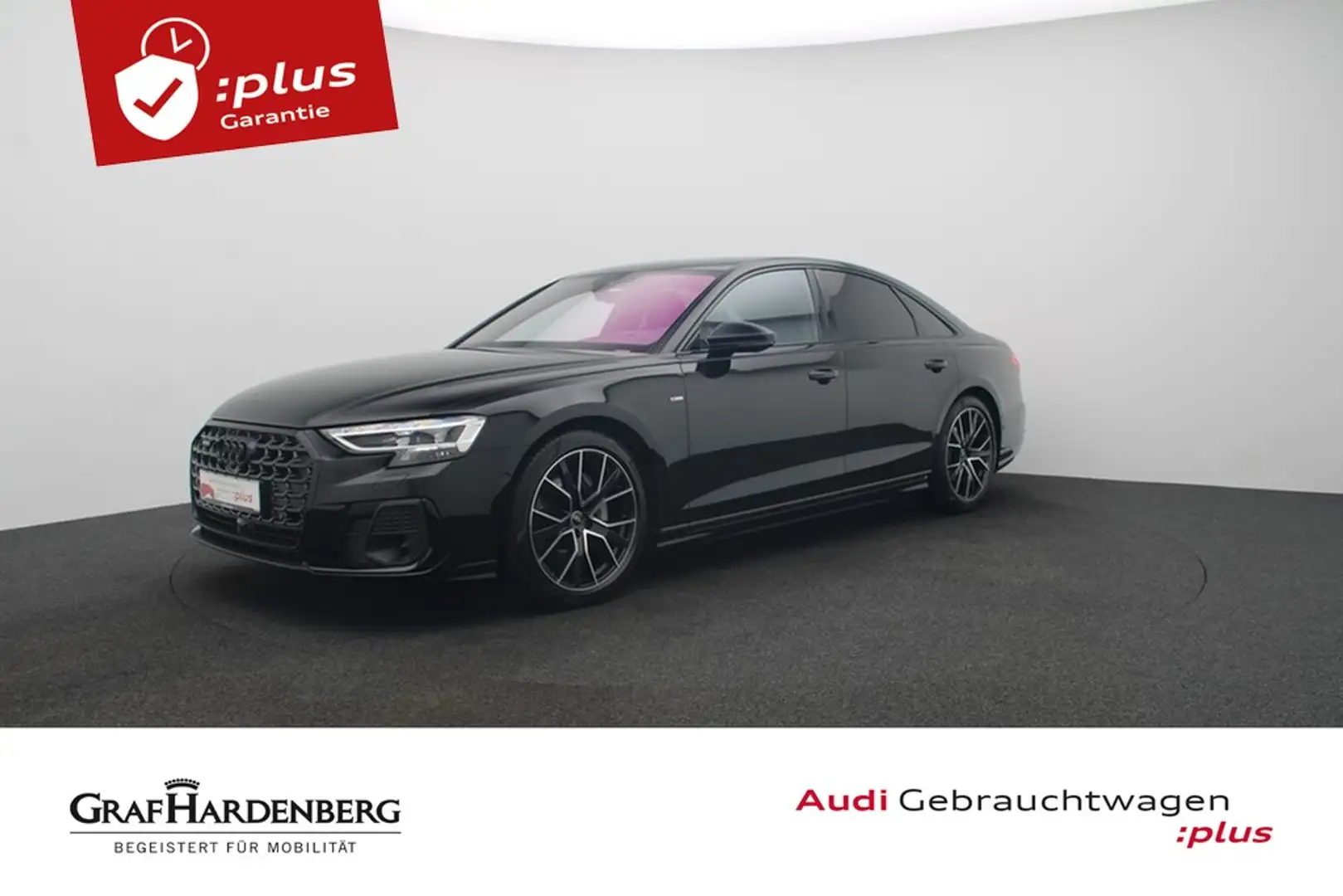 Audi A8 50 TDI quattro S line Matrix Navi B&O HuD Schwarz - 1