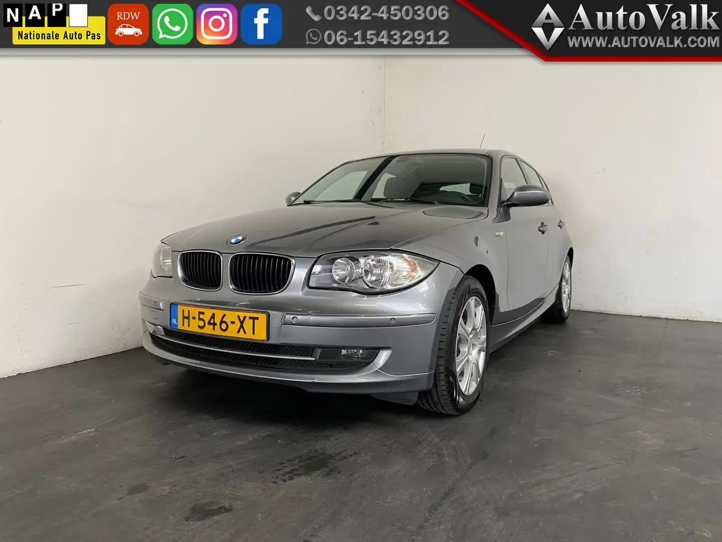 BMW 116 1-serie 116i. Airco! Grau - 1