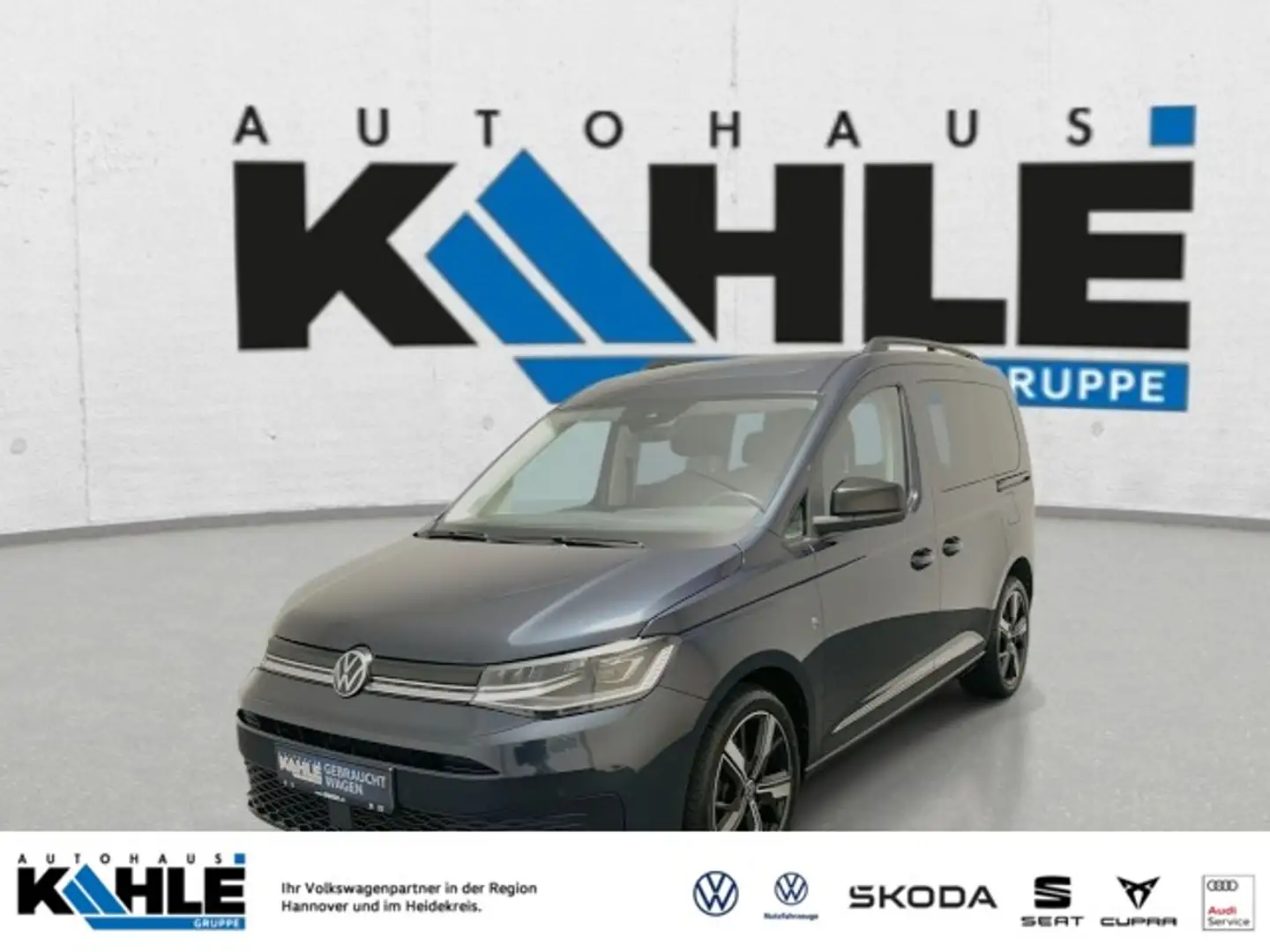 Volkswagen Caddy 2.0 TDI Move Klima Rückfahrkamera Panoramadach Blau - 1