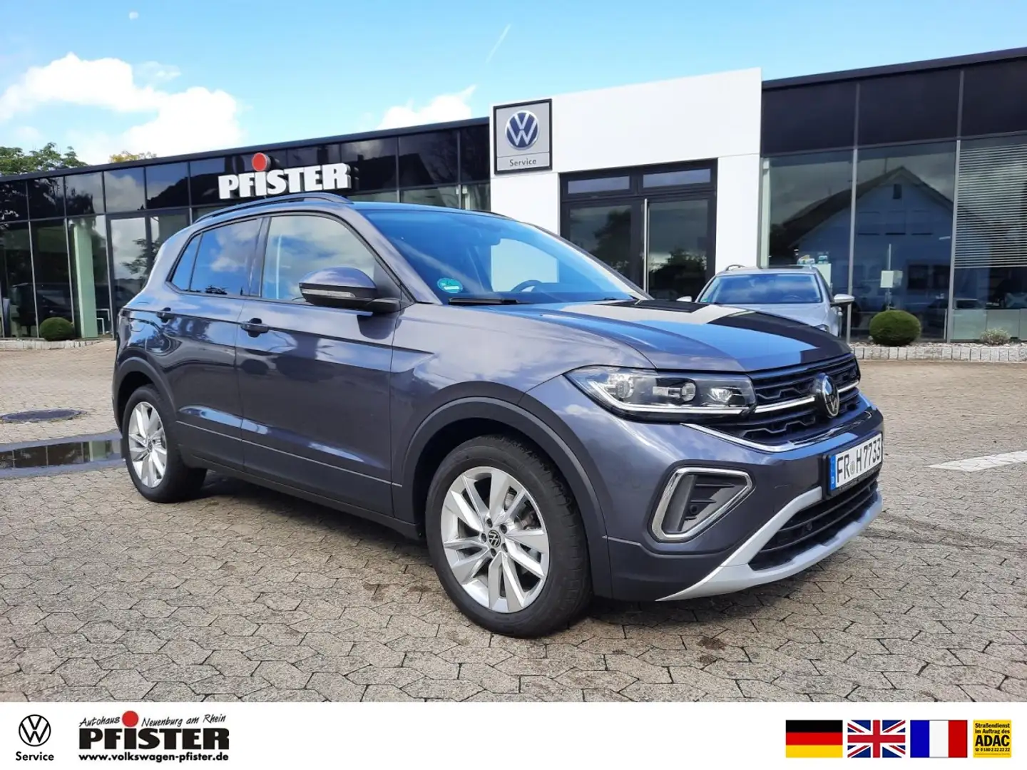 Volkswagen T-Cross 1.0TSI DSG Life IQ.Light Kamera uvm. Klima Grau - 1