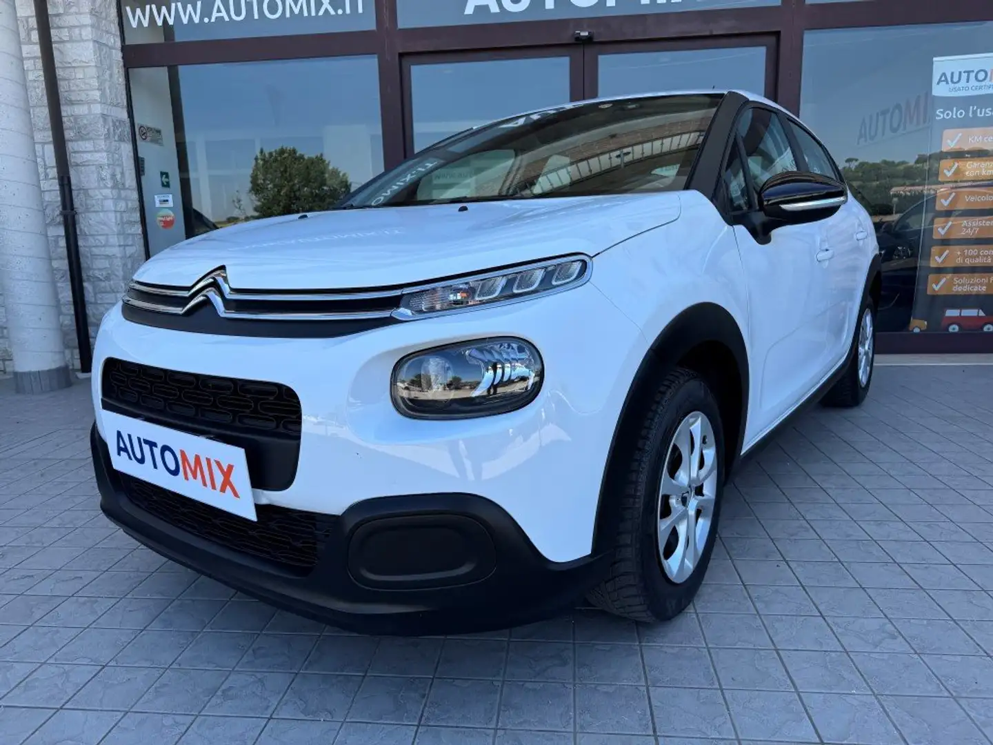 Citroen C3 1.2 Benzina 83 Cv Feel Neopatentati Bianco - 2
