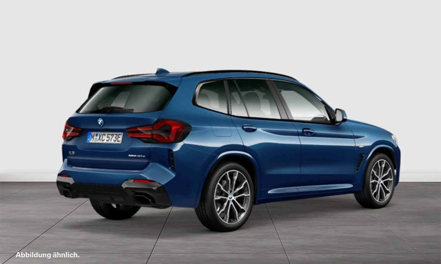 BMW X3 xDrive30e M SPORT+H/K+HuD+PANO+DA+LASER Blau - 2