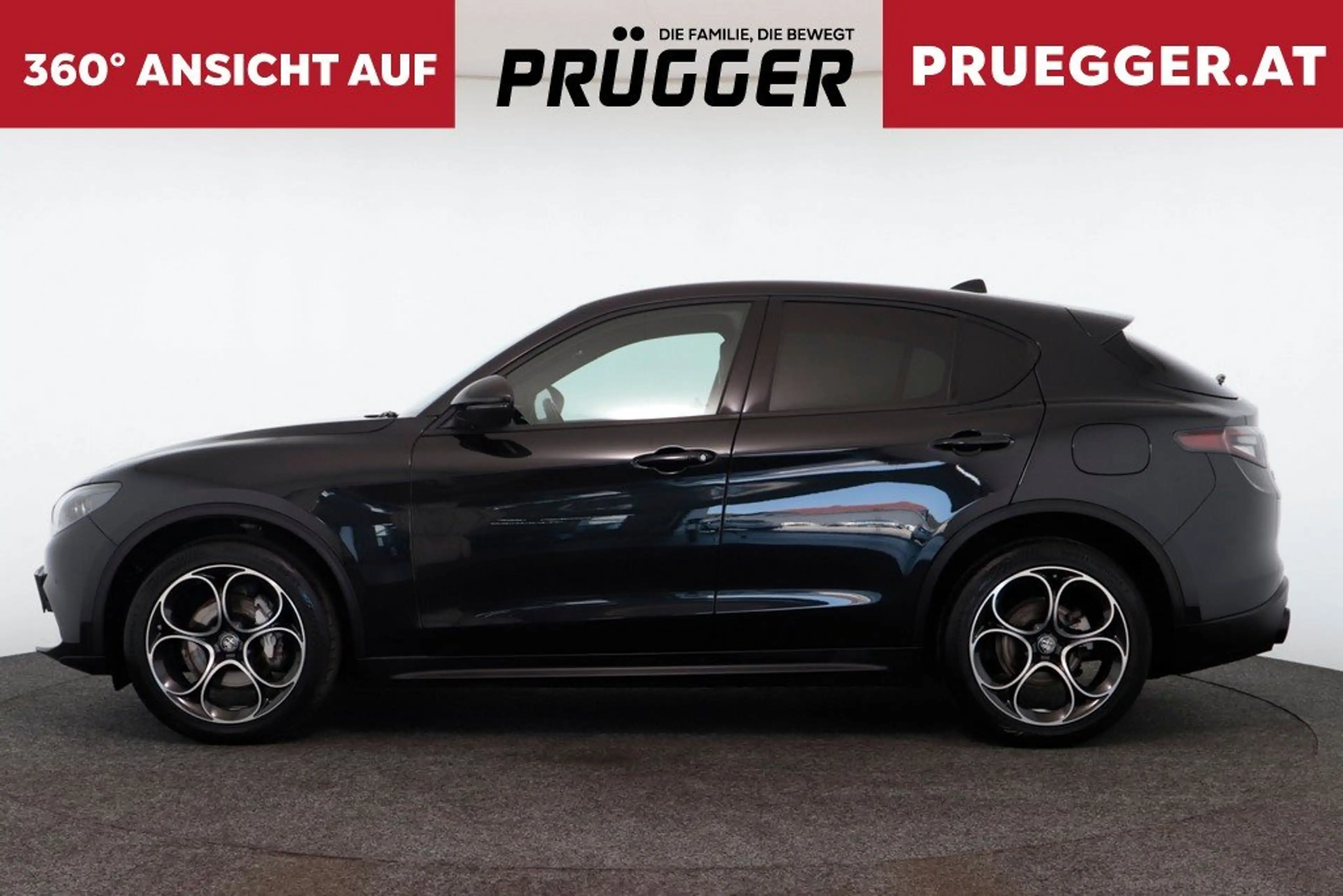Alfa Romeo Stelvio Sprint 2,2 16 V 210 AT8 Q4 BLACKLINE 20ZOLL — photo 8