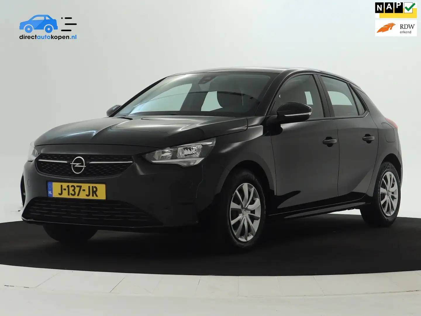 Opel Corsa 1.2 Edition NAVI | Carplay | Dealer onderhouden Zwart - 1