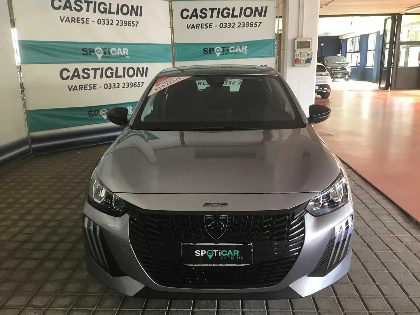 Peugeot 208 Style motore elettrico 136 CV- Km Zero Gris - 2