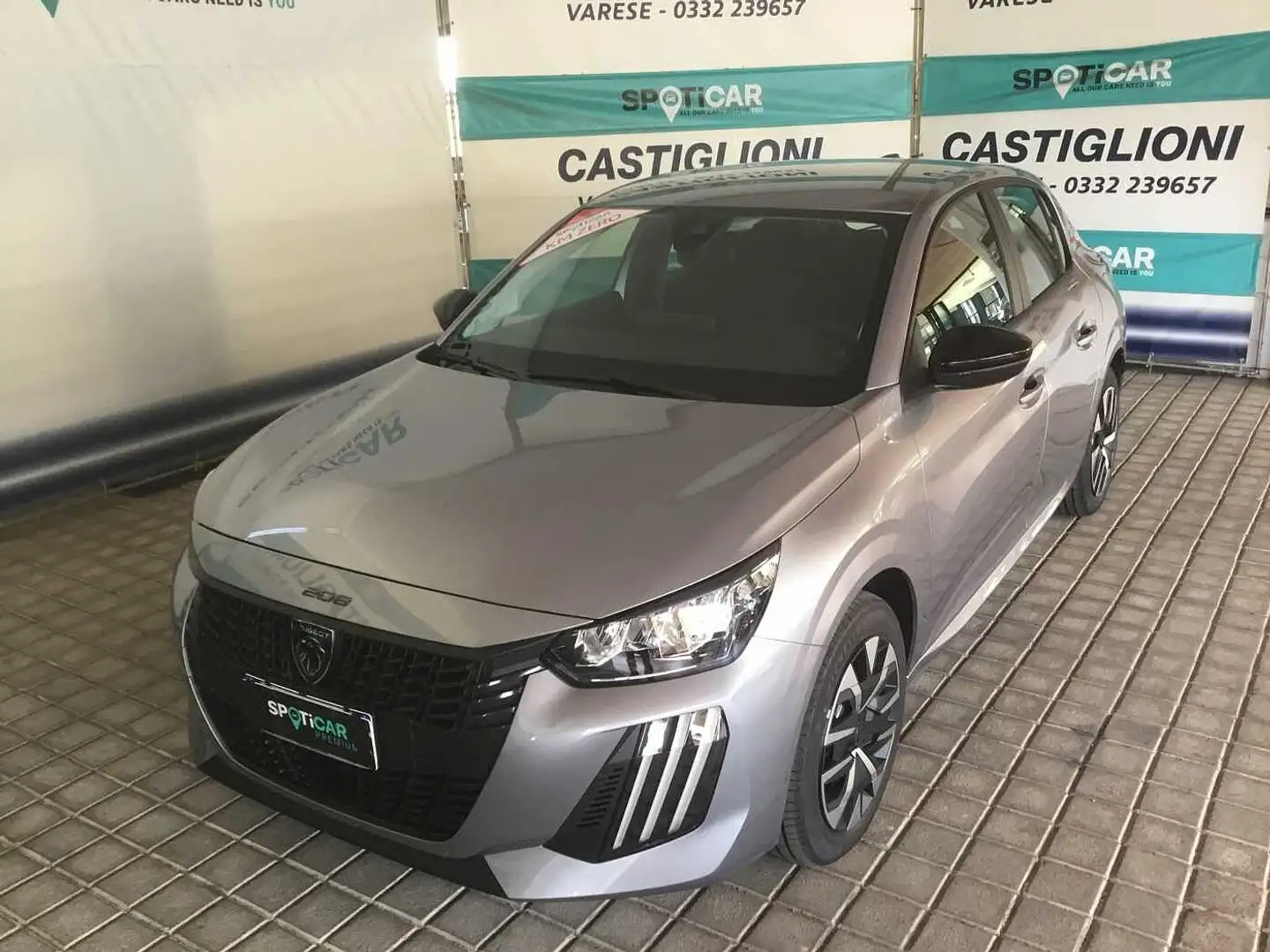 Peugeot 208 Style motore elettrico 136 CV- Km Zero Gris - 1