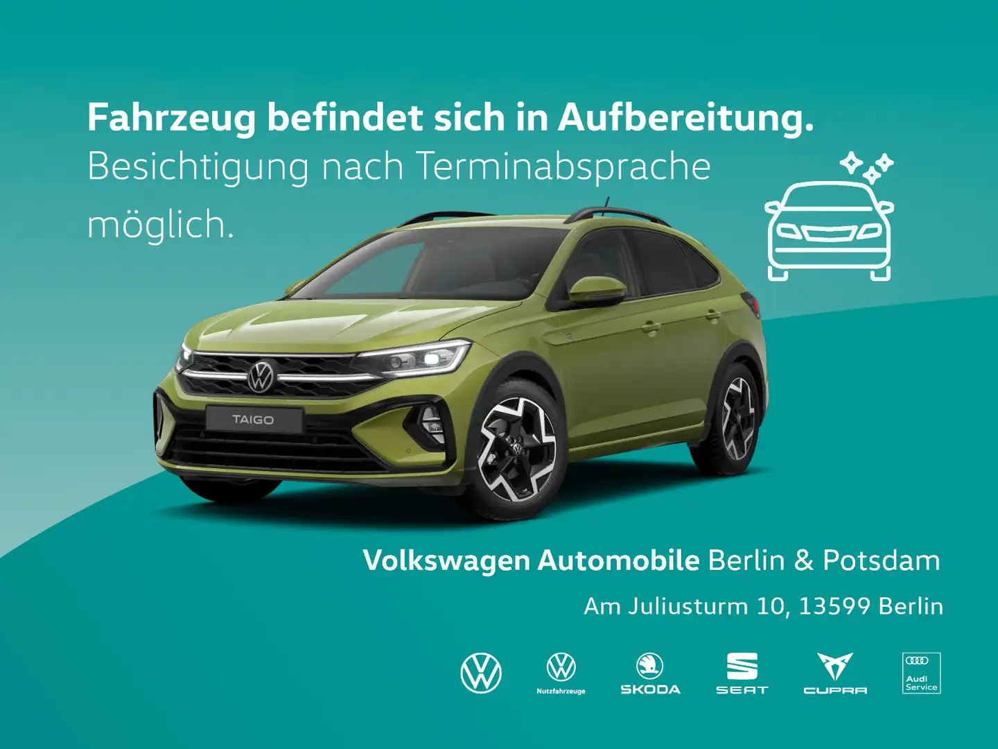 Volkswagen Taigo 1.0 TSI R-Line Grün - 2