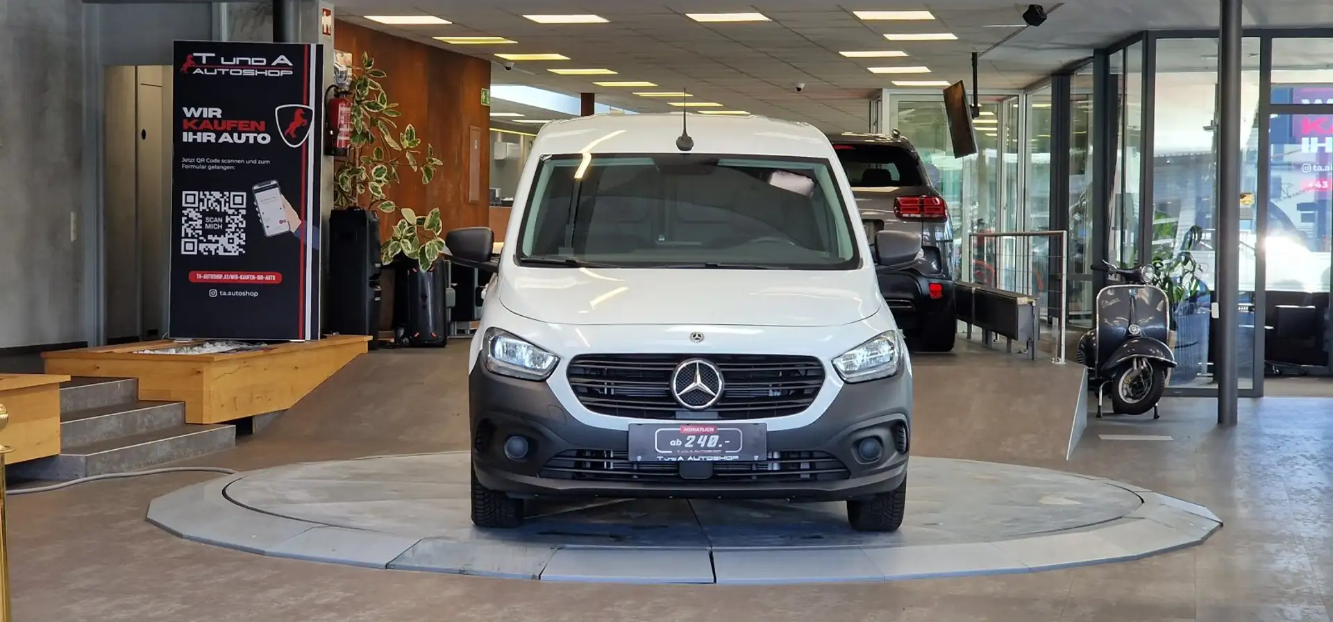 Mercedes-Benz Citan 110 CDI 1-Hand 2-Sitzer *Navi*Apple Carplay*Tempom Weiß - 2
