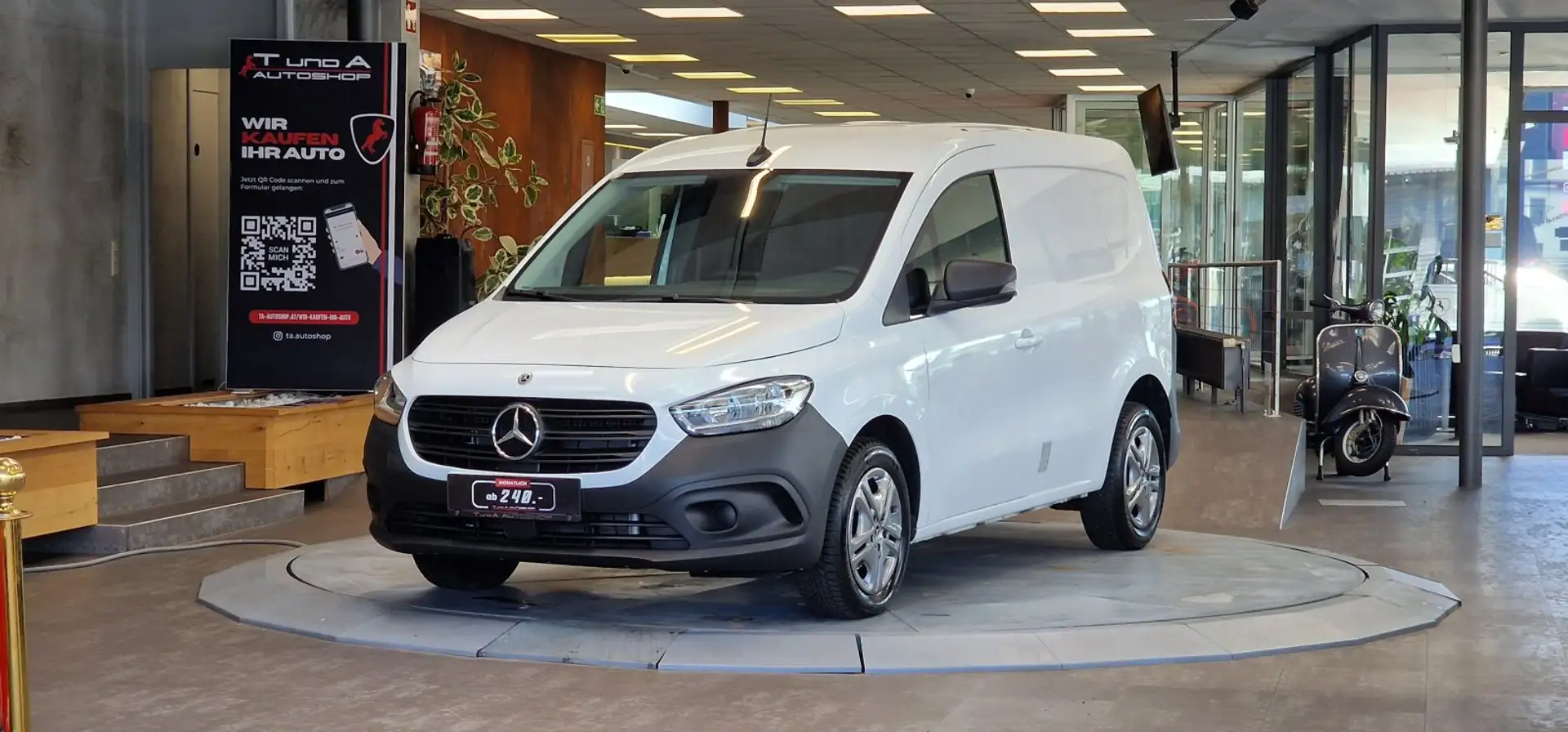 Mercedes-Benz Citan 110 CDI 1-Hand 2-Sitzer *Navi*Apple Carplay*Tempom Weiß - 1