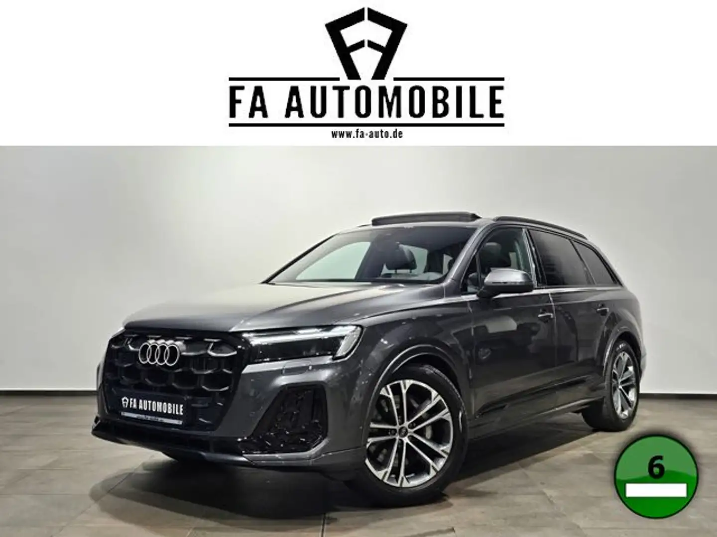 Audi Q7 50 TDI 2x S Line Black Pano 7Sitz HuD AHK VOL Grau - 1