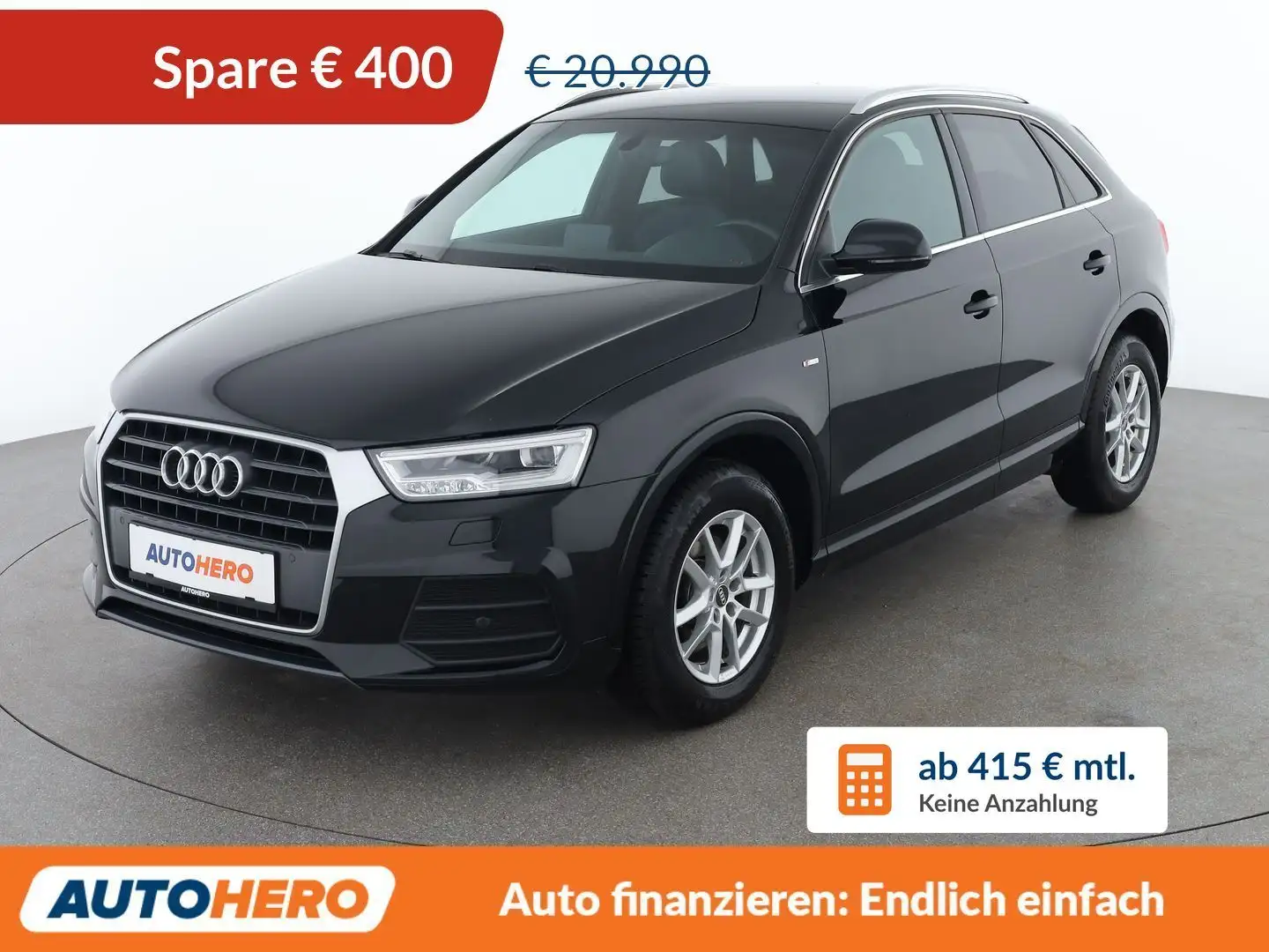 Audi Q3 1.4 TFSI ACT Sport S line Schwarz - 1