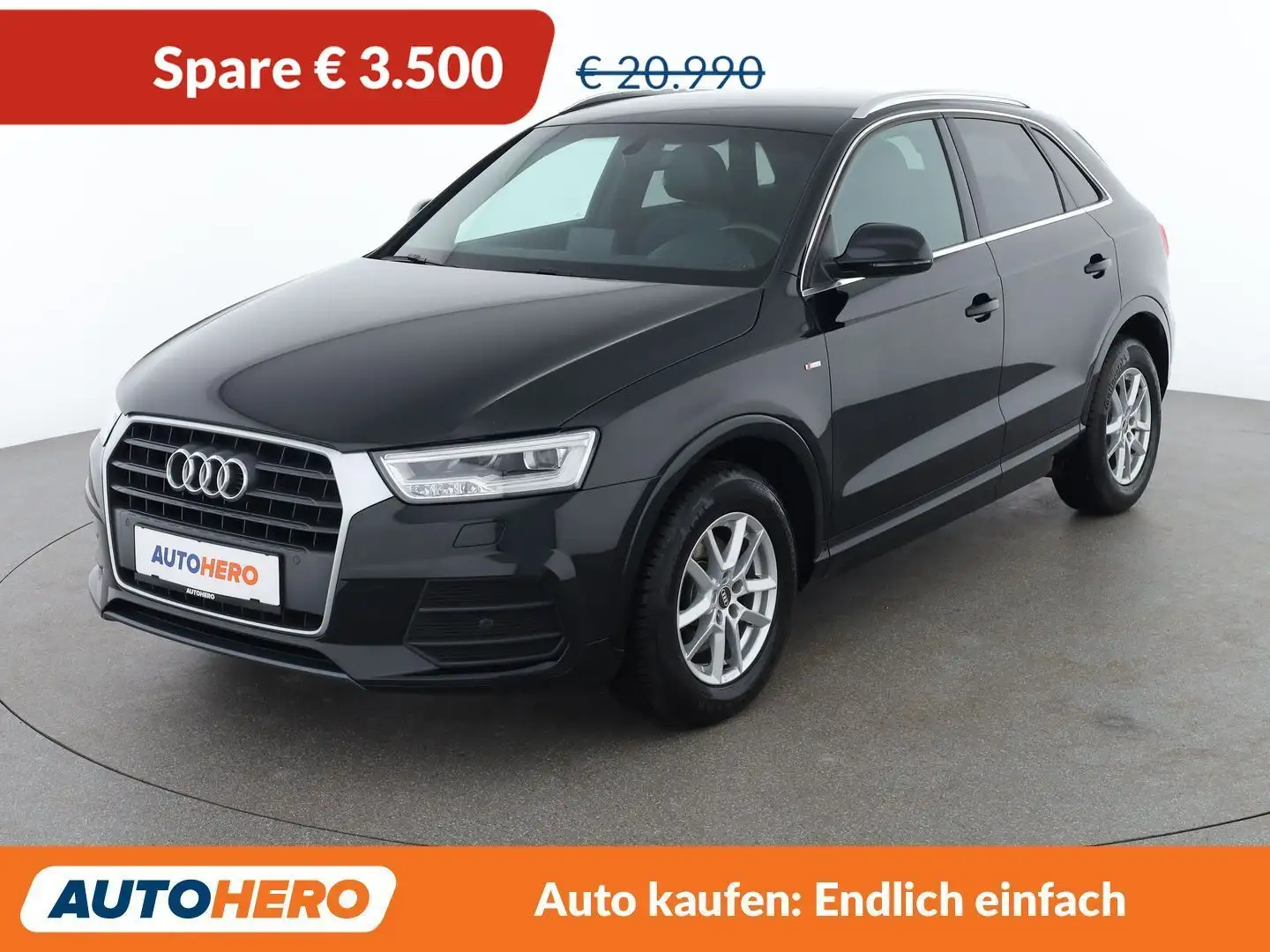 Audi Q3 1.4 TFSI ACT Sport S line Schwarz - 1
