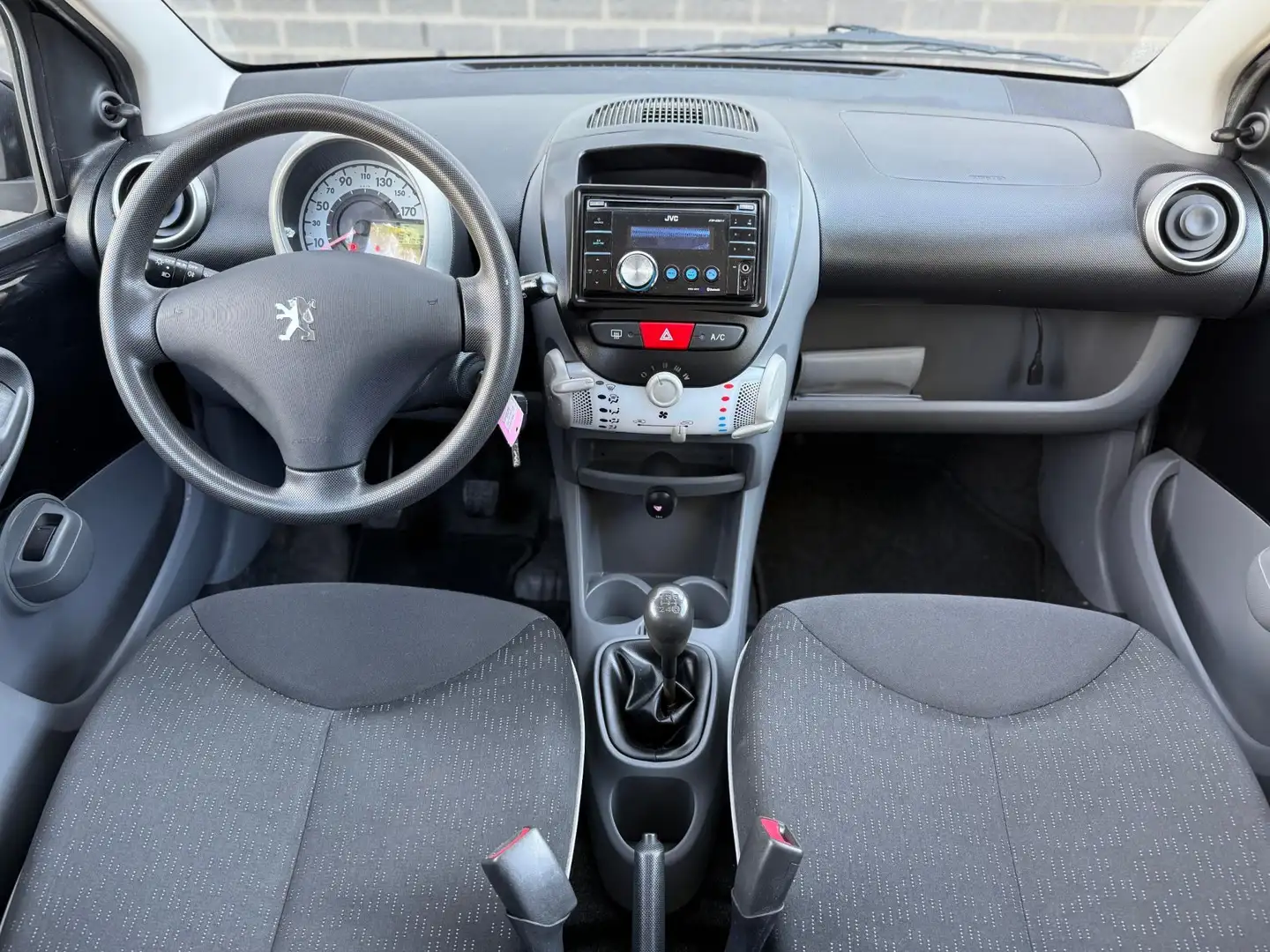 Peugeot 107 1.0-12V XS | Airco | Zwart - 2