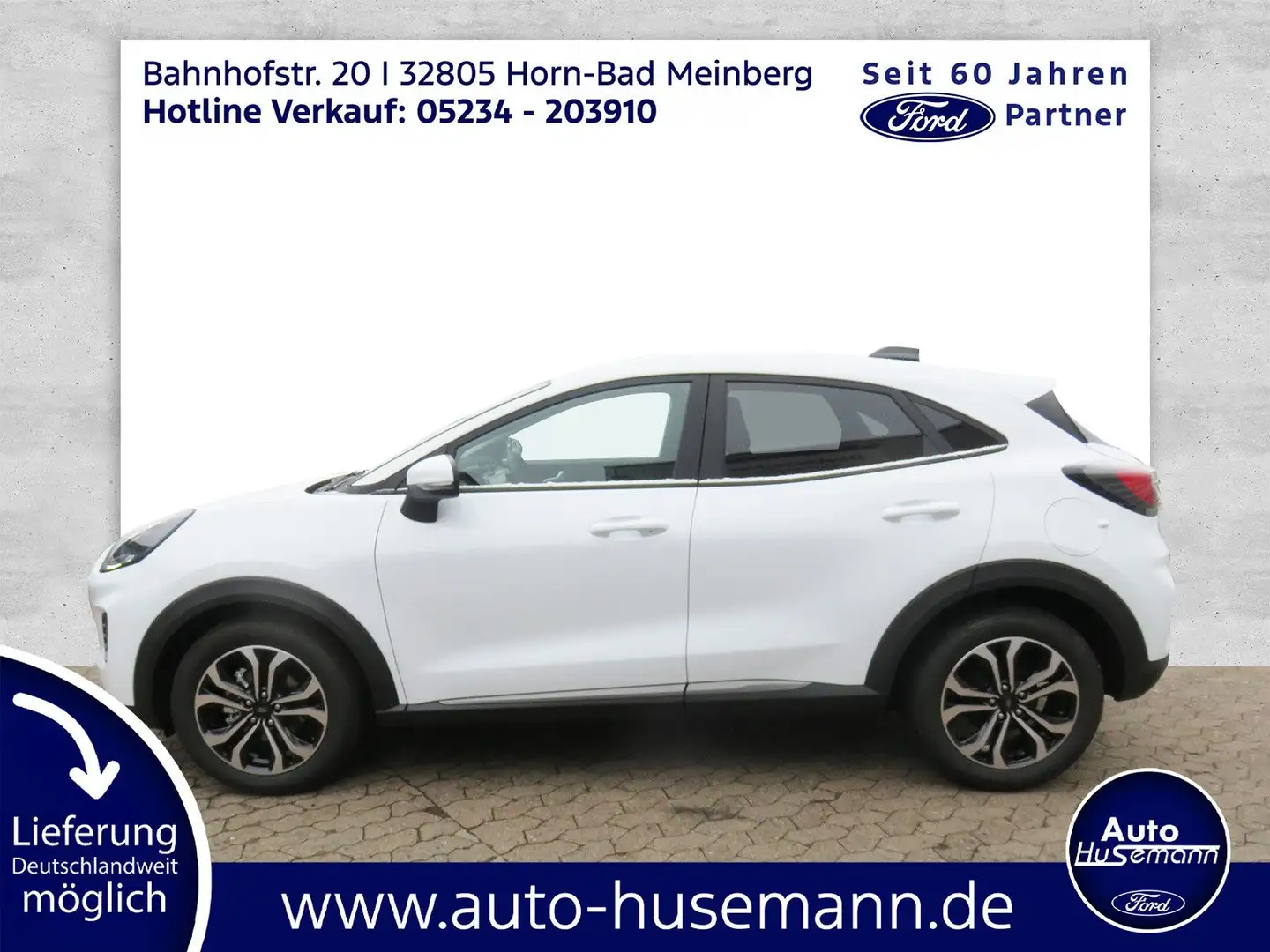 Ford Puma Titanium,2-Z Klima,PPv+h,ACC Tempomat,Wi-Pk Blanc - 2