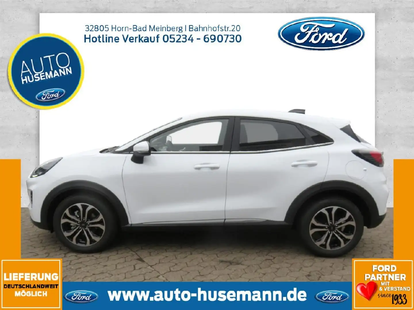Ford Puma Titanium,Navi,PP.h.2Z-Klima,Wi-Pkt.,Tempom. Blanco - 2