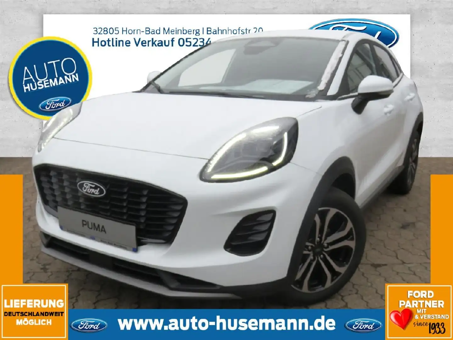 Ford Puma Titanium,Navi,PP.h.2Z-Klima,Wi-Pkt.,Tempom. Blanco - 1