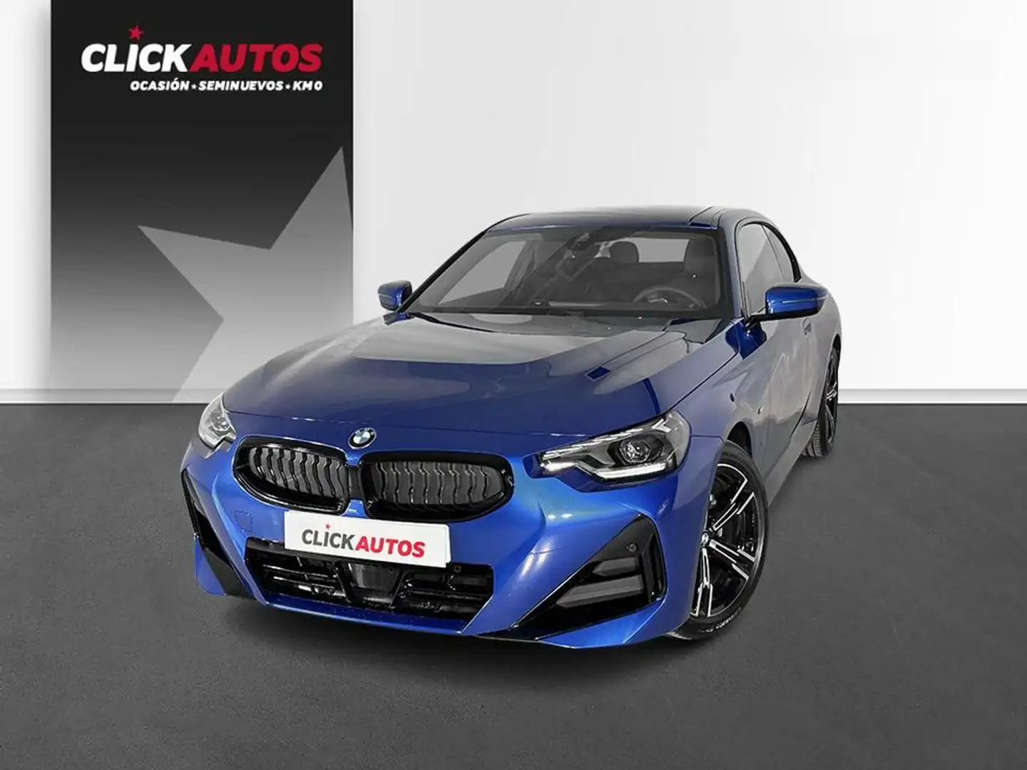 BMW 220 220iA Coupé Bleu - 1