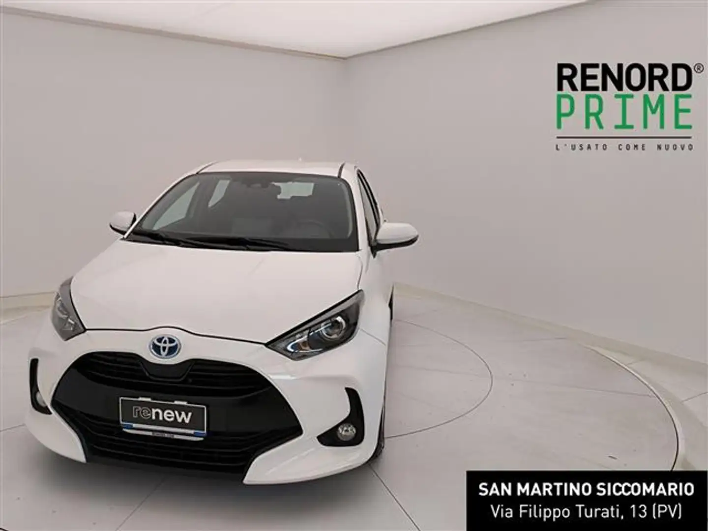 Toyota Yaris 1.5 Hybrid Trend e-CVT Bianco - 1
