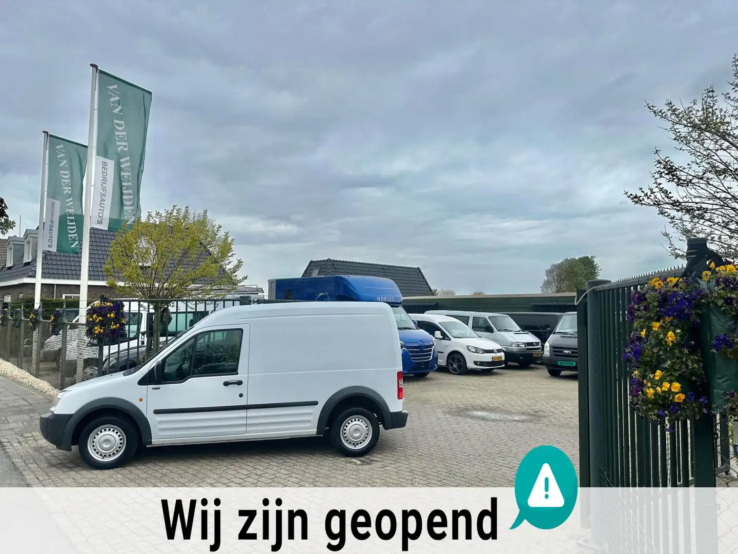 Ford Transit Connect T230L 1.8 TDCi Airco/Fiscaal Gunstig!!! L2H2 Marge Beyaz - 1