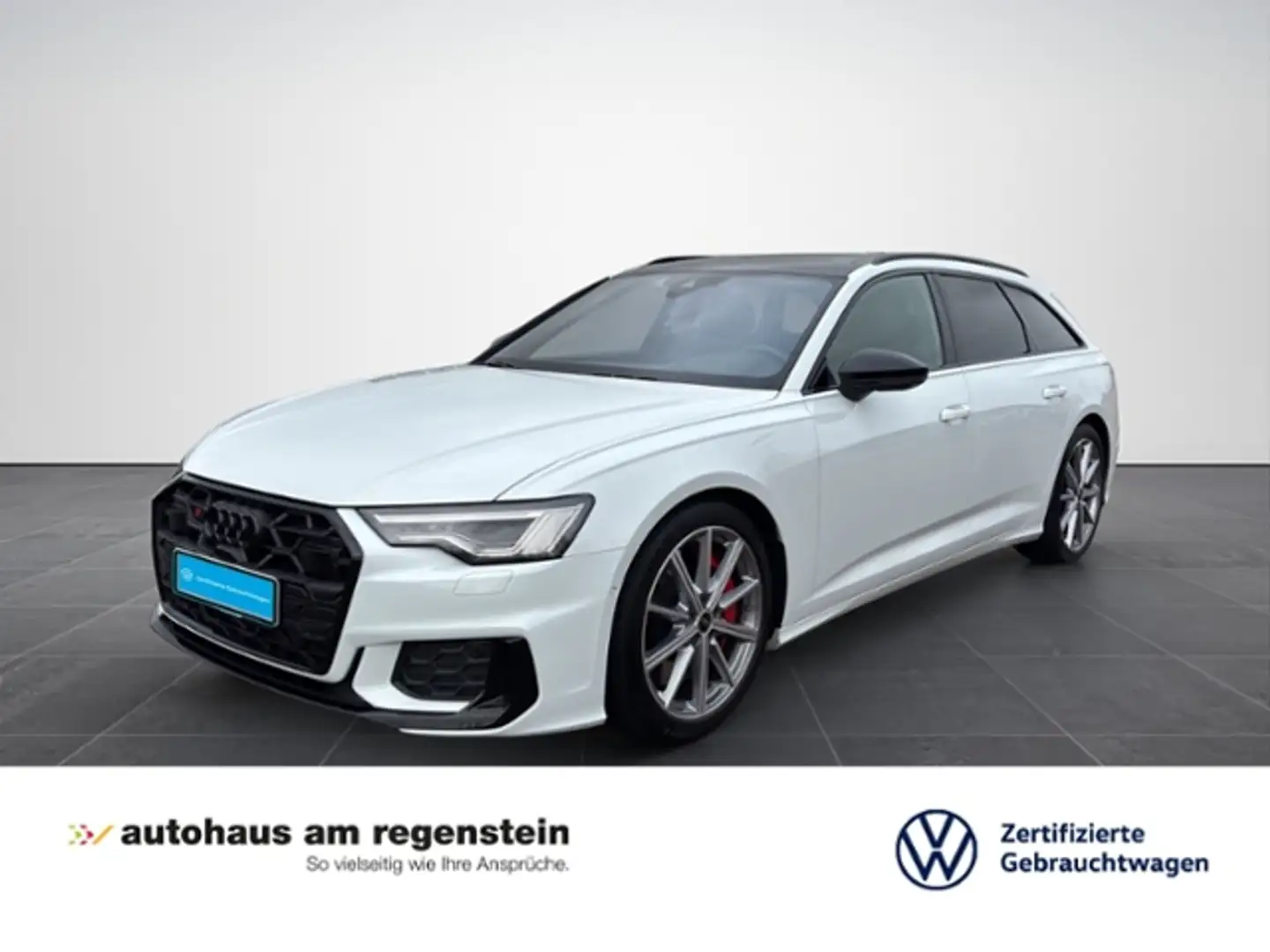 Audi S6 Avant Matrix/Pano/AHK/B&O/HUD/Sthz Weiß - 1