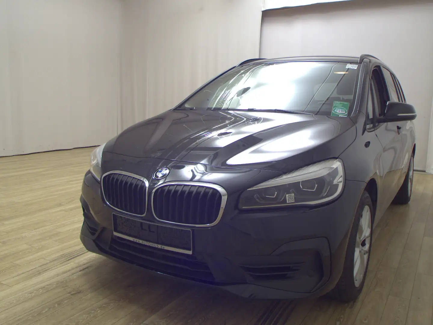 BMW 218 Gran Tourer Advantage Navi LED HuD AHK RFK Schwarz - 2