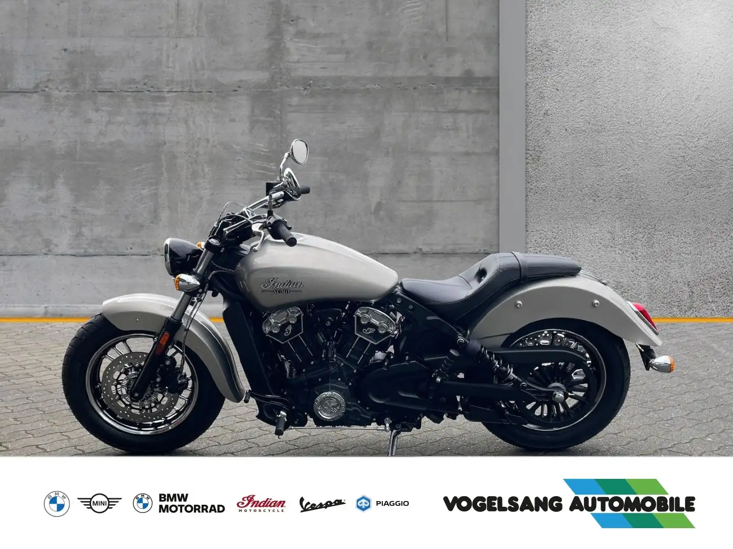 Indian Scout Classic, Kilometerzähler, Flüssigkeitskühl Silver - 2