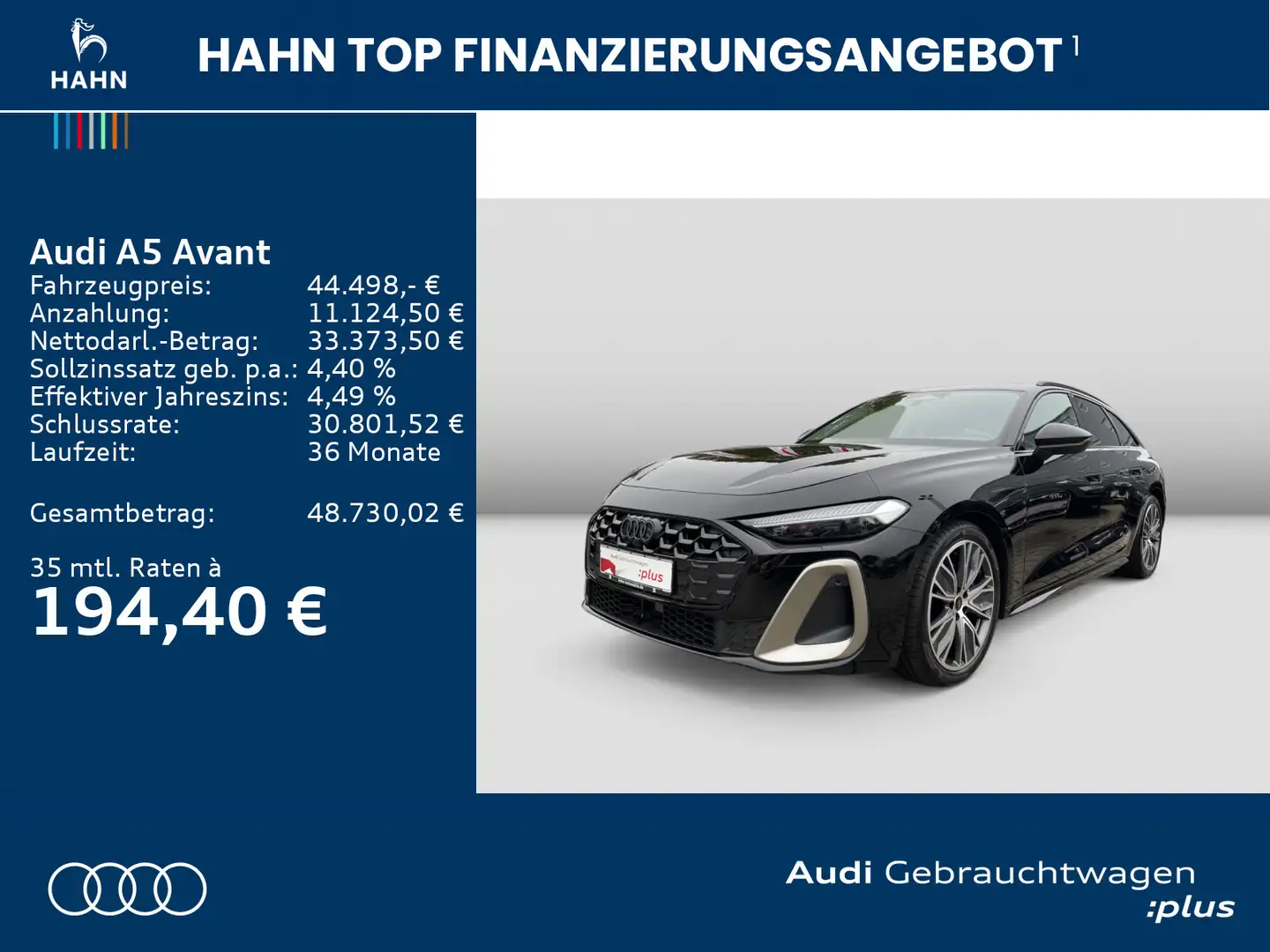 Audi A5 TFSI S tronic edition one LED Navi AHK Schwarz - 2