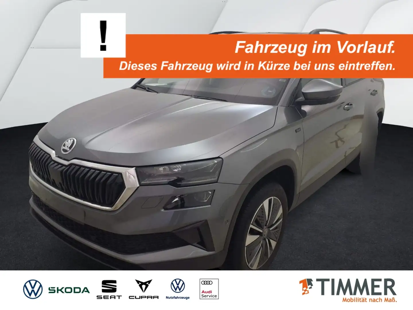 Skoda Karoq 1.5 TSI DSG TOUR *AHK *360° *PANO *MATRIX *ACC *V Grau - 1