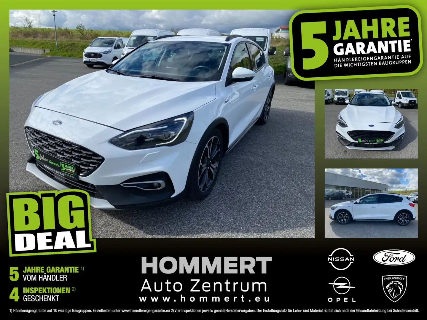 Ford Focus 2.0 EcoBlue Active LED+Navi+SHZ+Kamera+DAB Weiß - 1