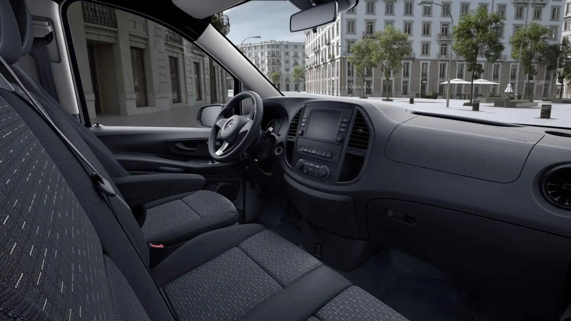 Mercedes-Benz Vito e-Vito 129 Tourer L2 Pro | Audio 30 | Achteruitrij Zwart - 2
