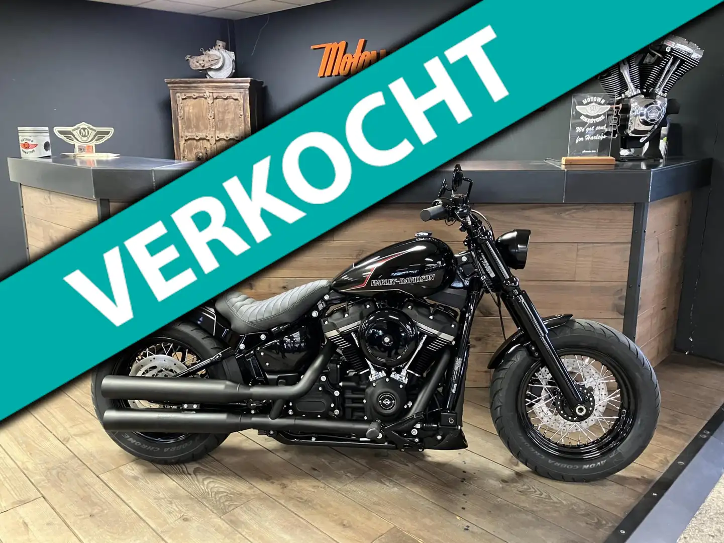 Harley-Davidson Street Bob FXBB 107Ci Streetbob Custom Black Edition Special Fekete - 1