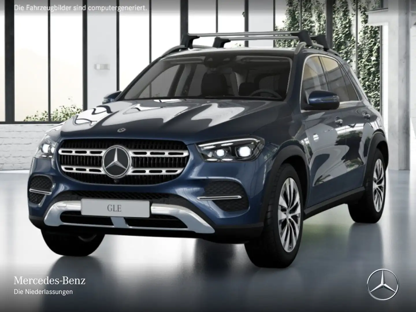 Mercedes-Benz GLE 350 de 4M PANO+360+AHK+MULTIBEAM+SPUR+TOTW+9G Blau - 2