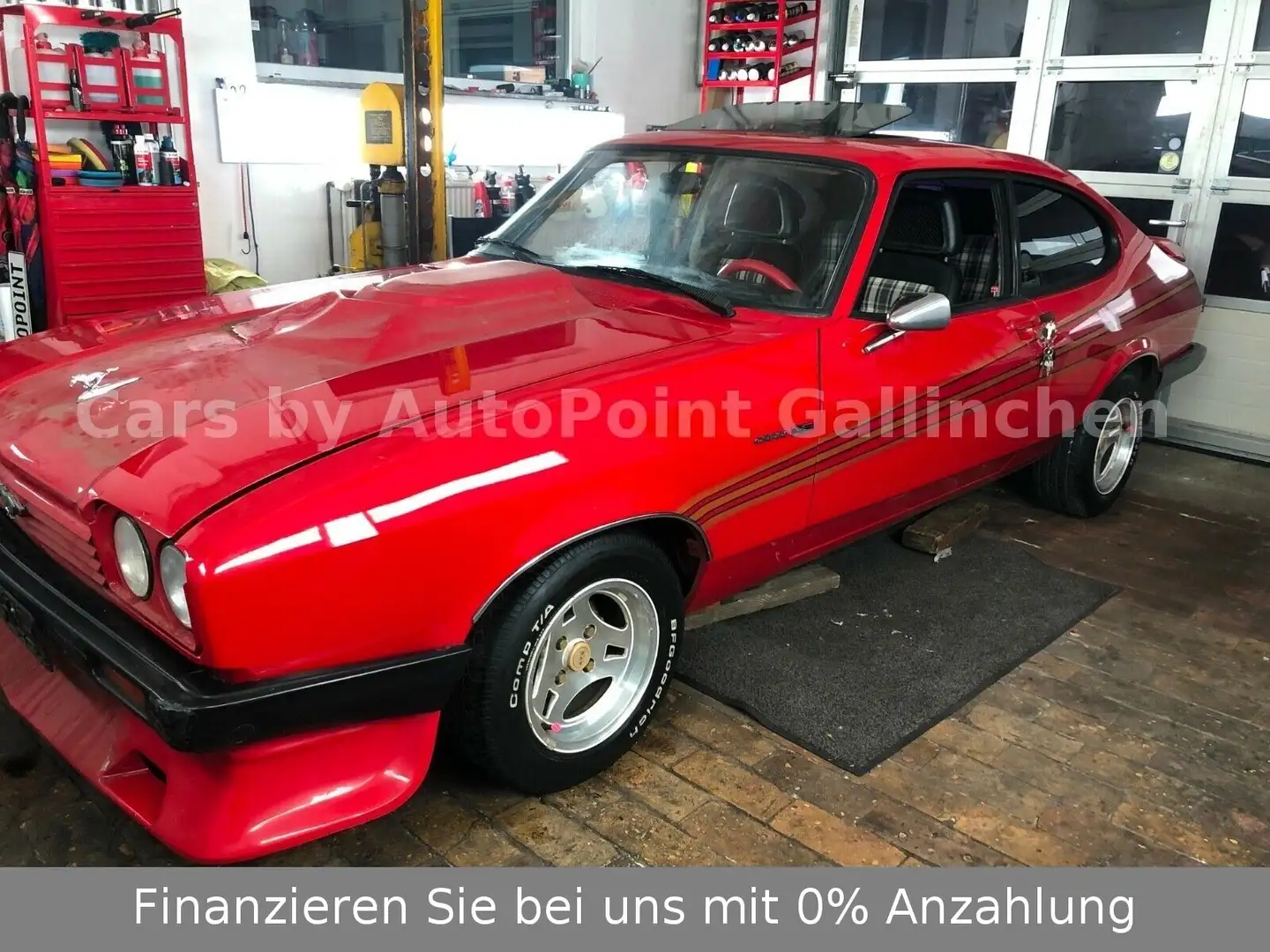 Ford Capri 2.0V6 Recaro Sportsitze+Sonderlackierung Rot - 1