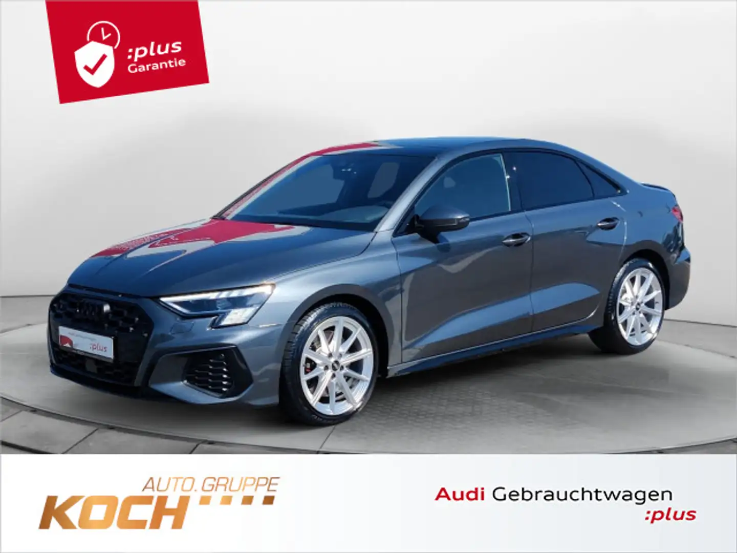 Audi S3 Limousine 2.0 TFSI q. S-Tronic, Matrix, Pano, Gris - 1