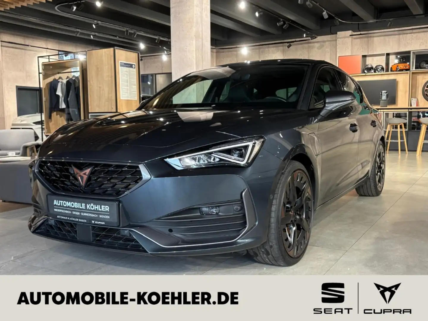 CUPRA Leon VZ e-Hybrid 1.4 AD Navi LED ACC CarPlay 19'' Digit Gris - 1
