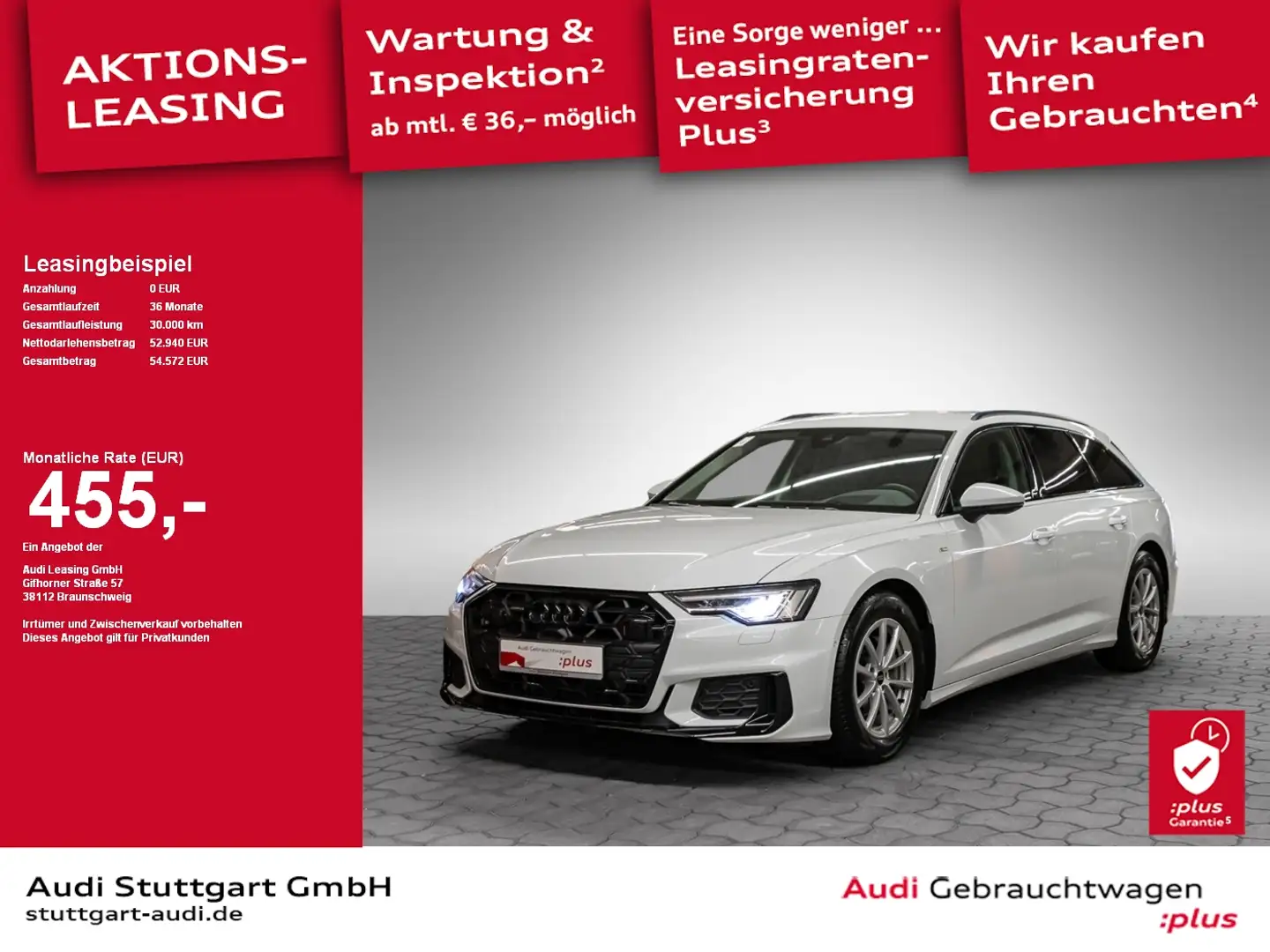 Audi A6 Avant Design S line 40 TDI quattro S tronic Weiß - 1