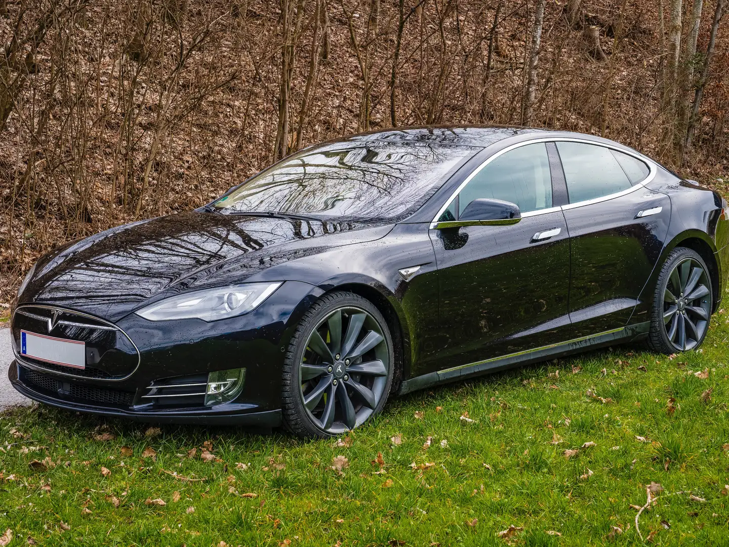 Tesla Model S 90D, lebenslänglich kostenloses Supercharging Schwarz - 1
