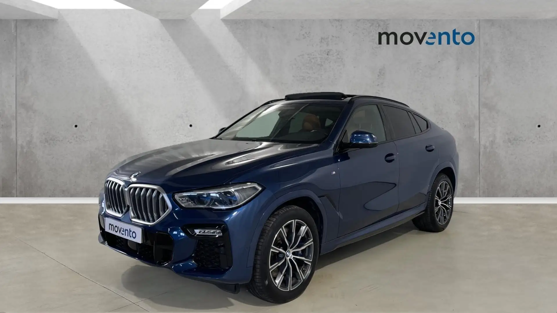BMW X6 xDrive 40dA Bleu - 2