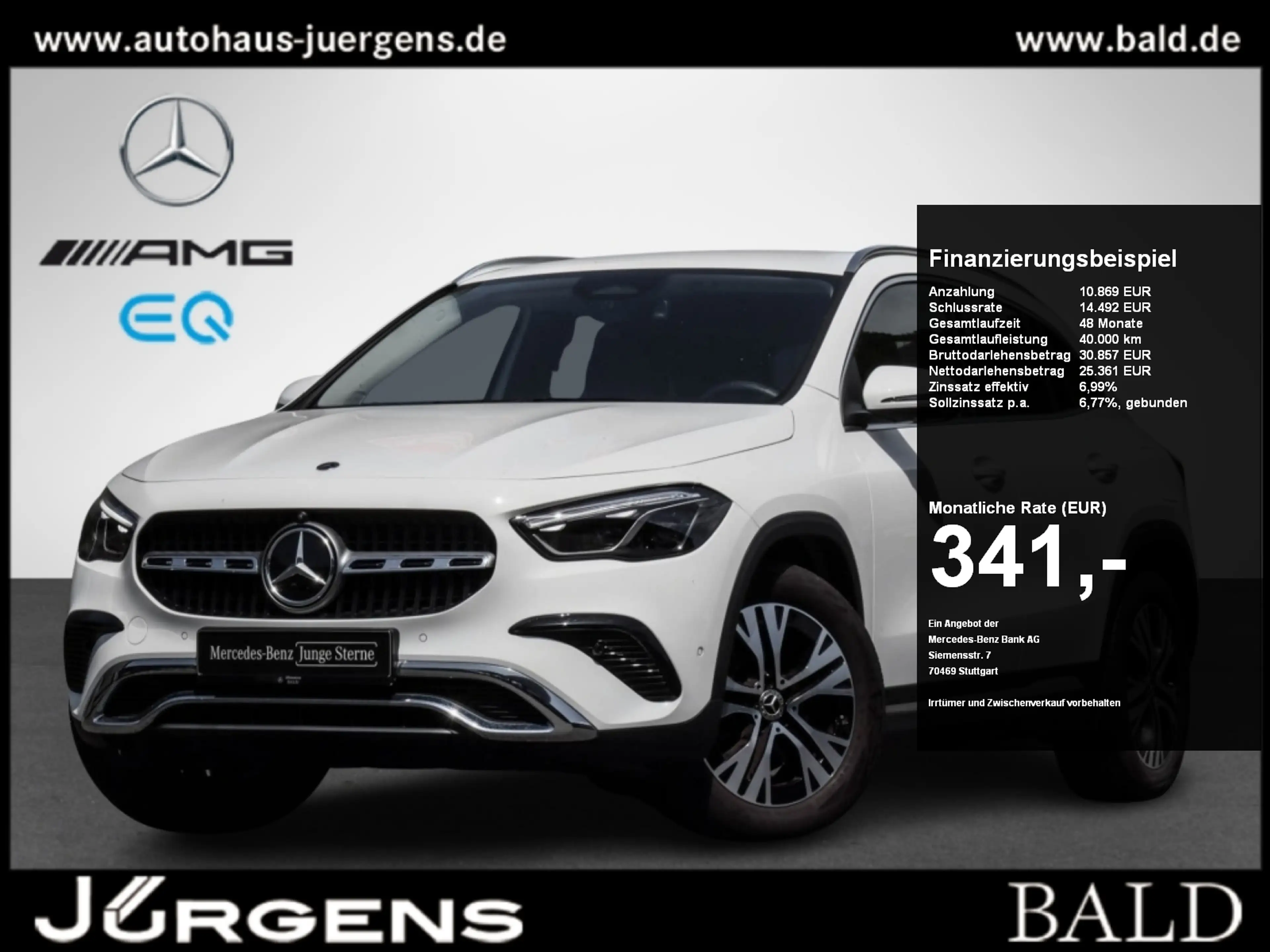 Mercedes-Benz GLA 220 d 4M Progressive/StdHz/Distr/MLB/360/18"