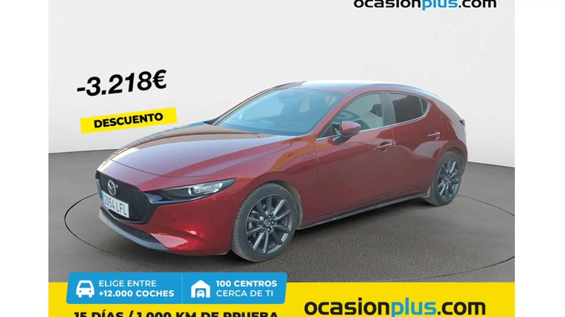 Mazda 3 2.0 e-Skyactiv-G Evolution Aut. 90kW Rojo - 1