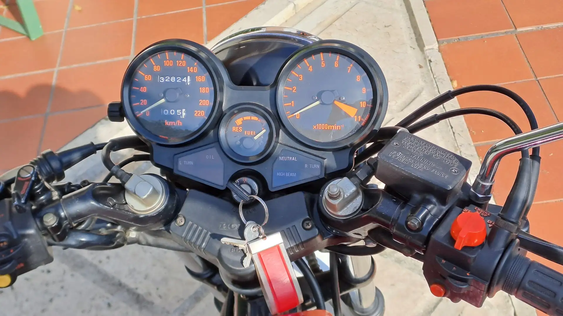 Honda CBX 550 f Red - 1