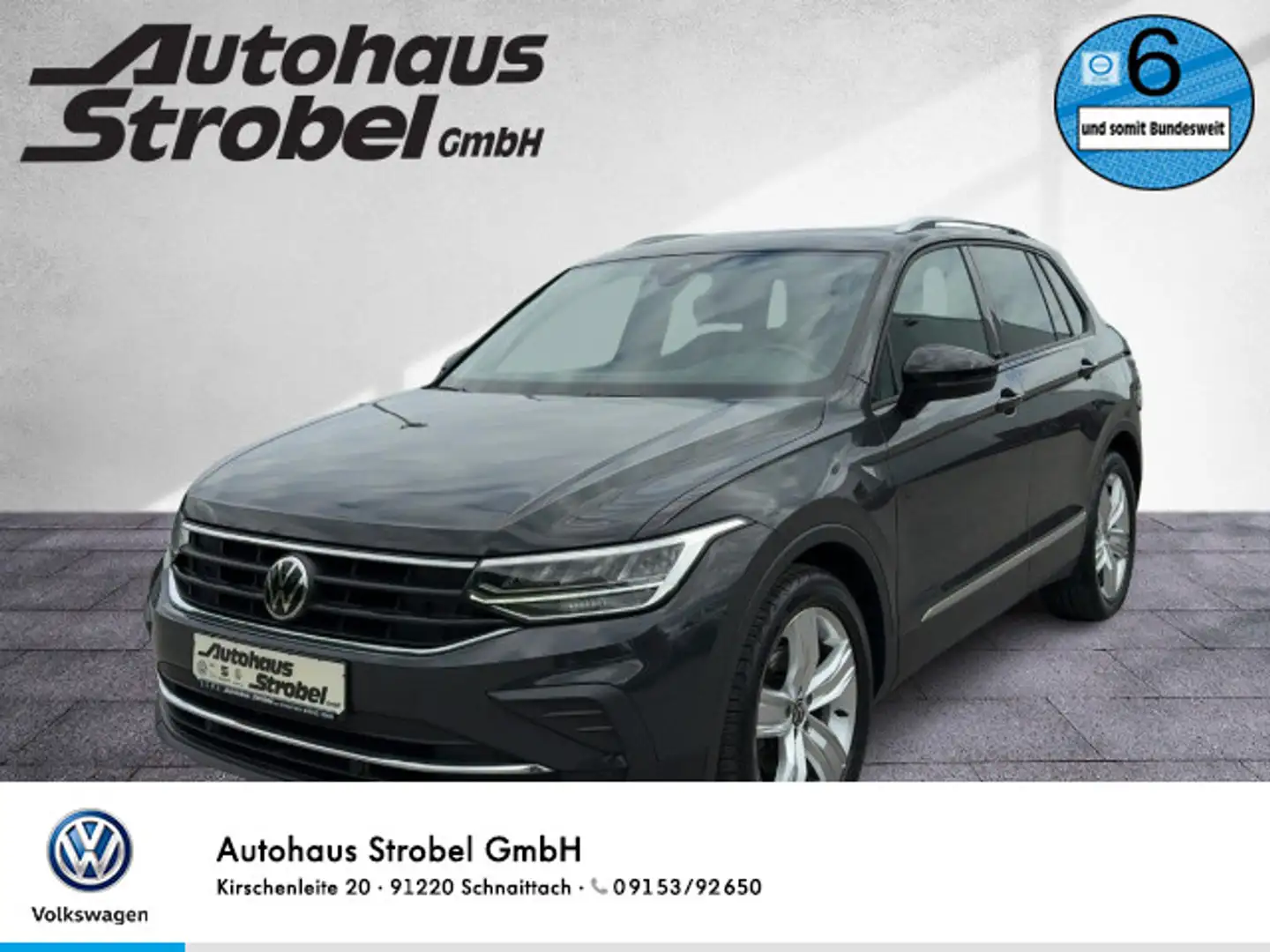Volkswagen Tiguan 2.0 TDI DSG "UNITED" ab 3,99% ACC Einpark Grau - 1