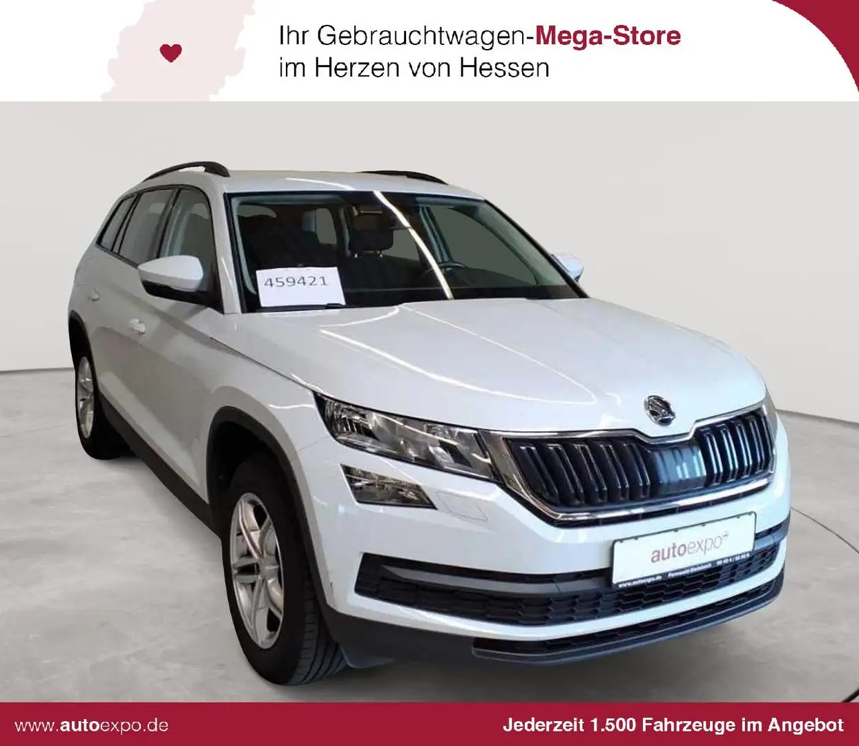 Skoda Kodiaq 2.0 TDI DSG Active AHK NAV Weiß - 1