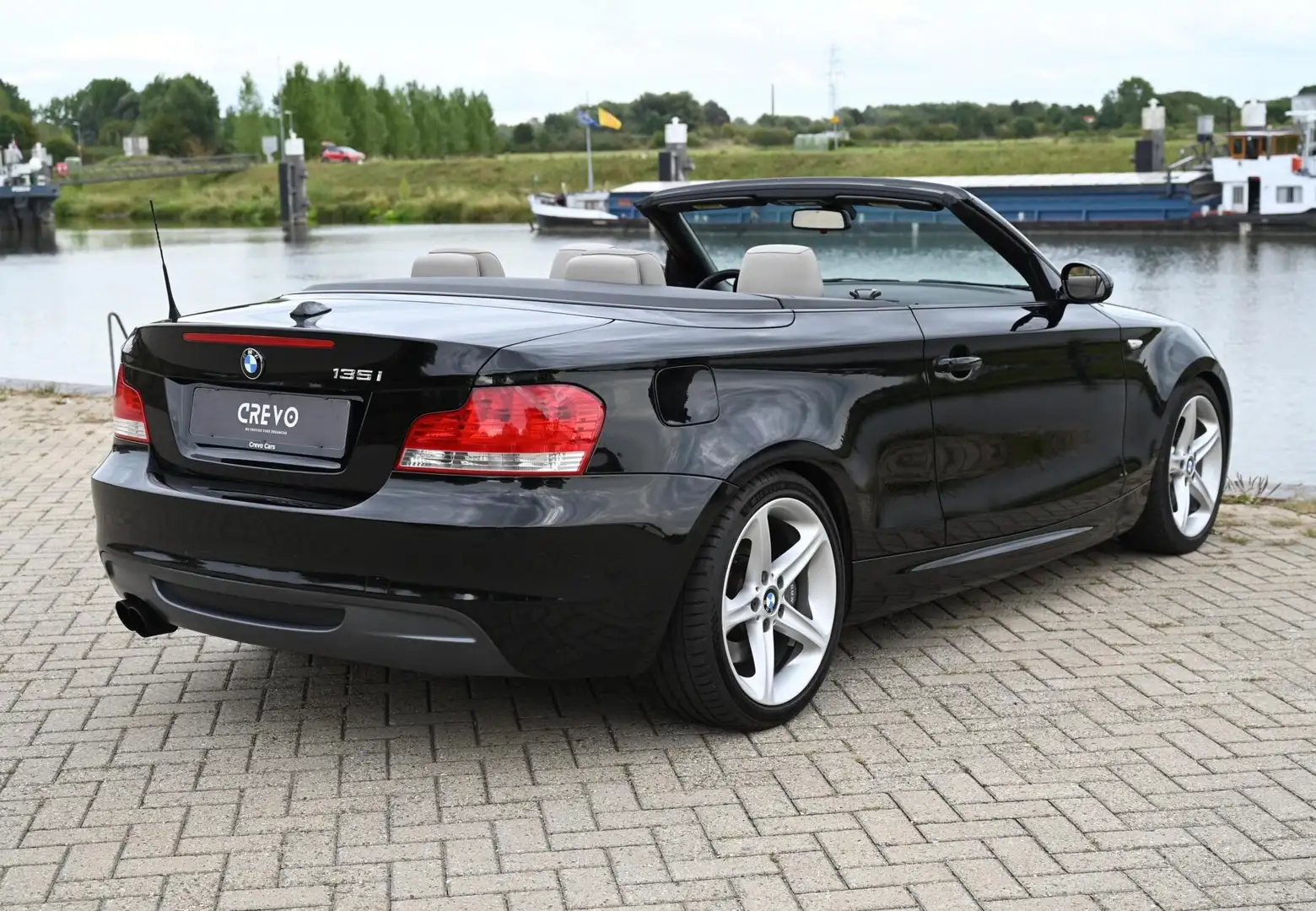 BMW 135 1-serie Cabrio 135i |Handbak| Cruise | Stoelverwar Noir - 2