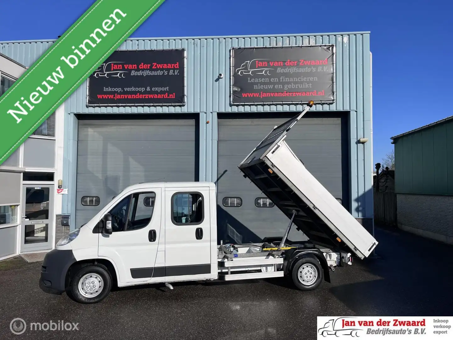 Citroen Jumper Kipper open laadbak 35 2.2 HDI L3 DC Blanc - 1