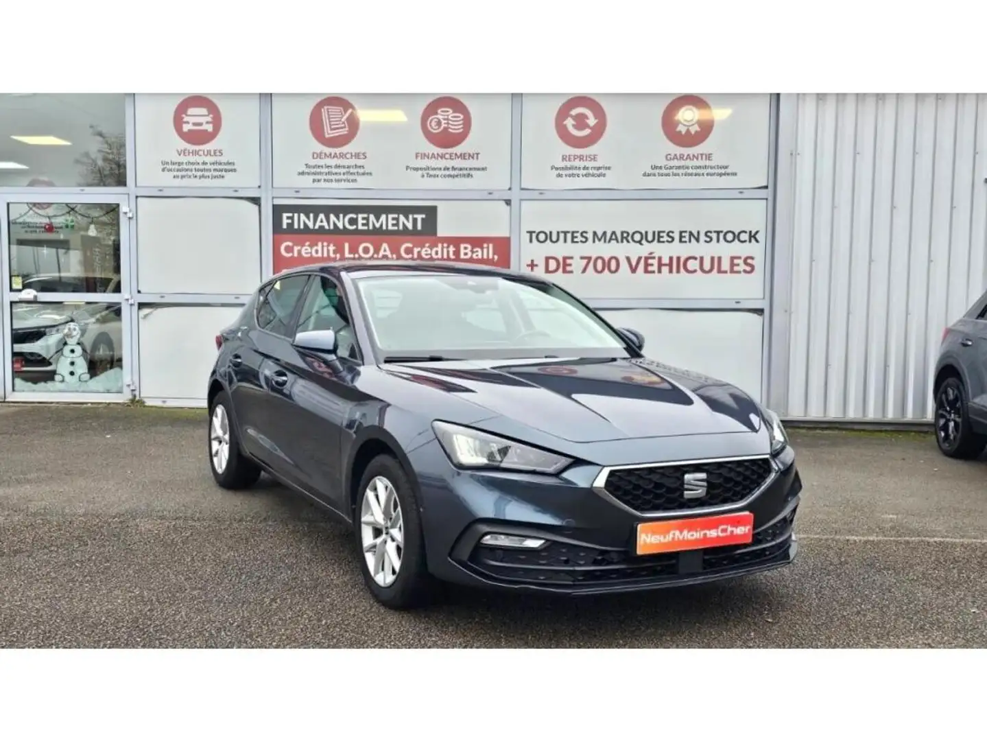 SEAT Leon Style 2.0 TDI 115cv + Full Link Carplay + Park Assist + Vitre AR surteinte Gris - 1
